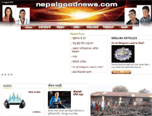 Tablet Screenshot of nepalgoodnews.com